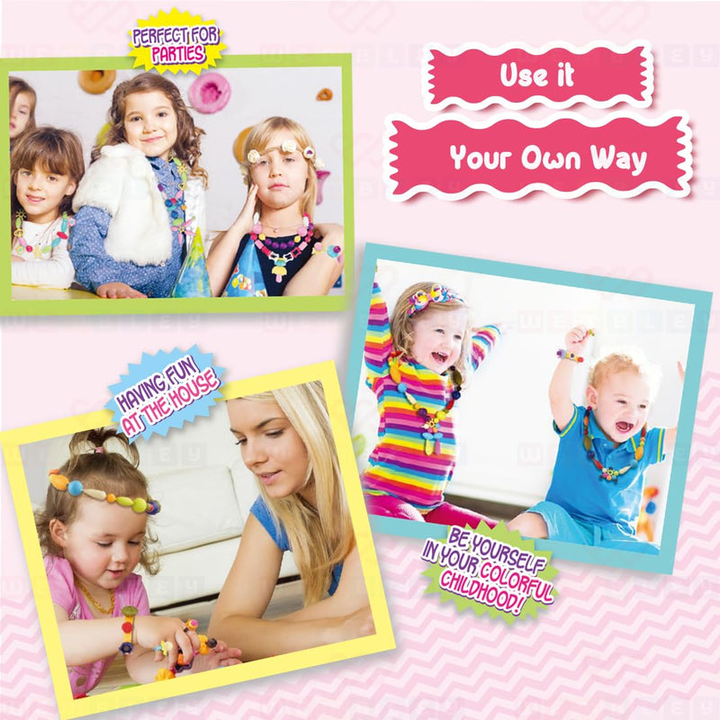 Wembley Snap Pop Beads for Girls Kid’s Jewelry