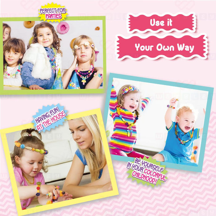 Wembley Snap Pop Beads for Girls Kid’s Jewelry-Novelty Toys-Wembley-Toycra