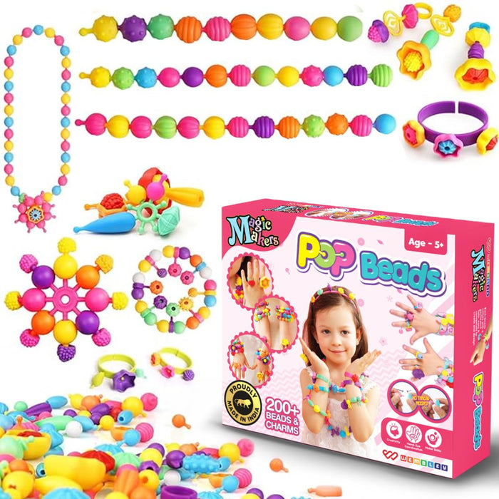 Wembley Snap Pop Beads for Girls Kid’s Jewelry-Novelty Toys-Wembley-Toycra