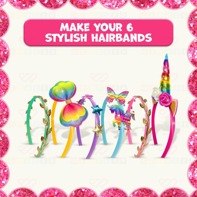 Wembley Unicorn DIY Hairband Making Kit for Girls