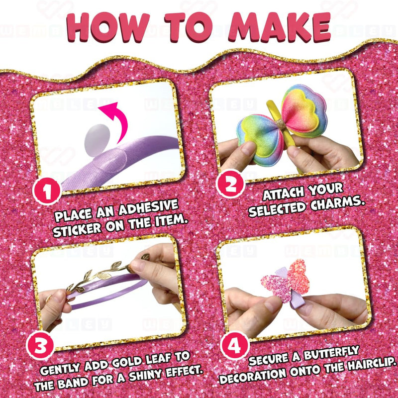 Wembley Unicorn DIY Hairband Making Kit for Girls