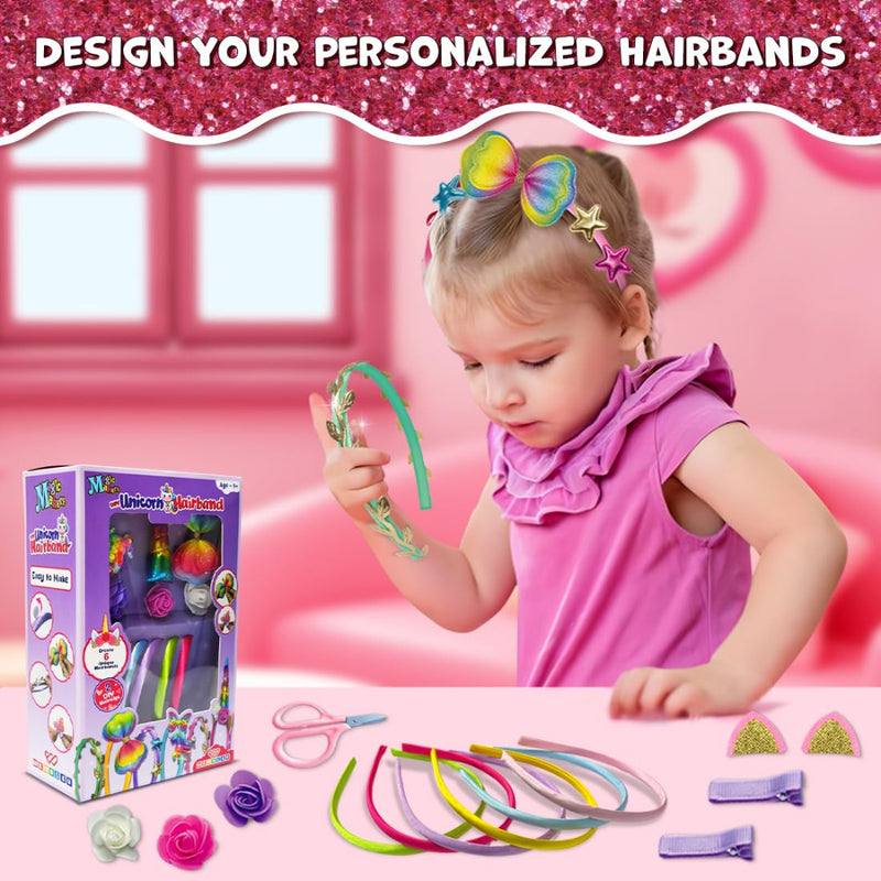 Wembley Unicorn DIY Hairband Making Kit for Girls