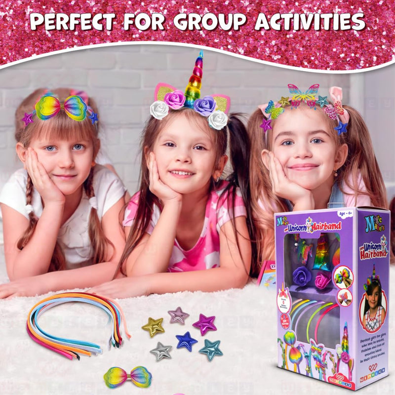 Wembley Unicorn DIY Hairband Making Kit for Girls