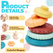 Wembley Unicorn Stacking Soft Bath Toys
