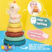 Wembley Unicorn Stacking Soft Bath Toys