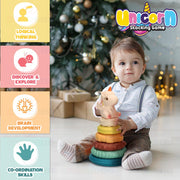 Wembley Unicorn Stacking Soft Bath Toys