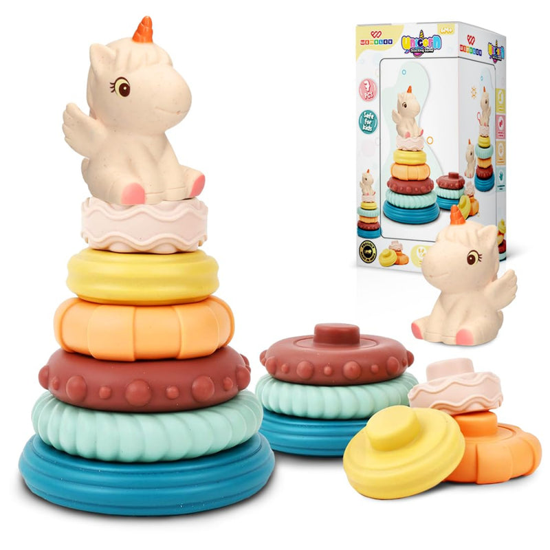 Wembley Unicorn Stacking Soft Bath Toys