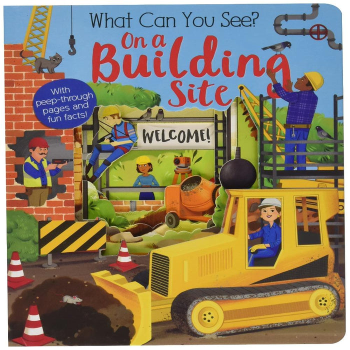 What Can You See On A Building Site-Board Book-Prh-Toycra