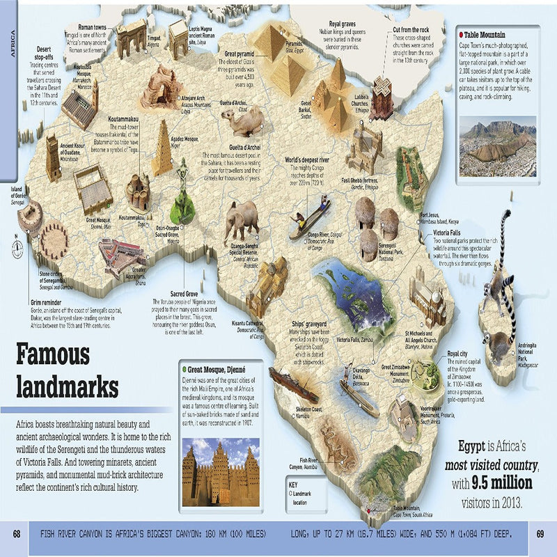 What's Where on Earth Atlas: The World as You've Never Seen It Before!