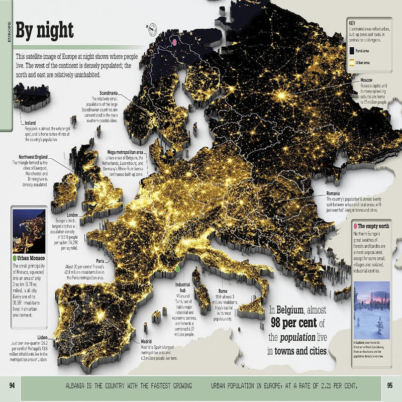 What's Where on Earth Atlas: The World as You've Never Seen It Before!