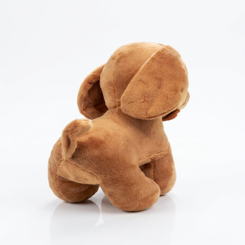 Webby Plush Dog Toy 20cm-Brown