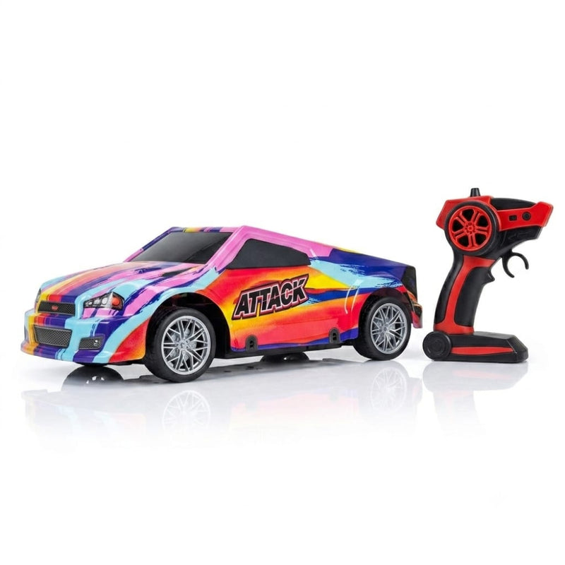 KV Toys Rivalry Drift Racer RC Car, 1:18 Scale, 4-Way Function with Dynamic Lights