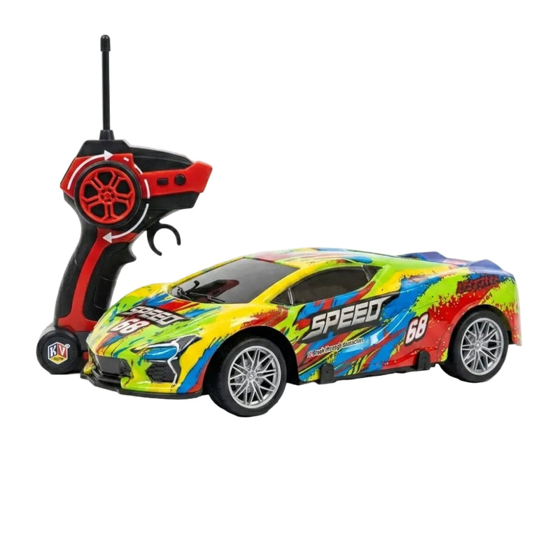 KV Toys Rivalry Drift Racer RC Car, 1:18 Scale, 4-Way Function with Dynamic Lights