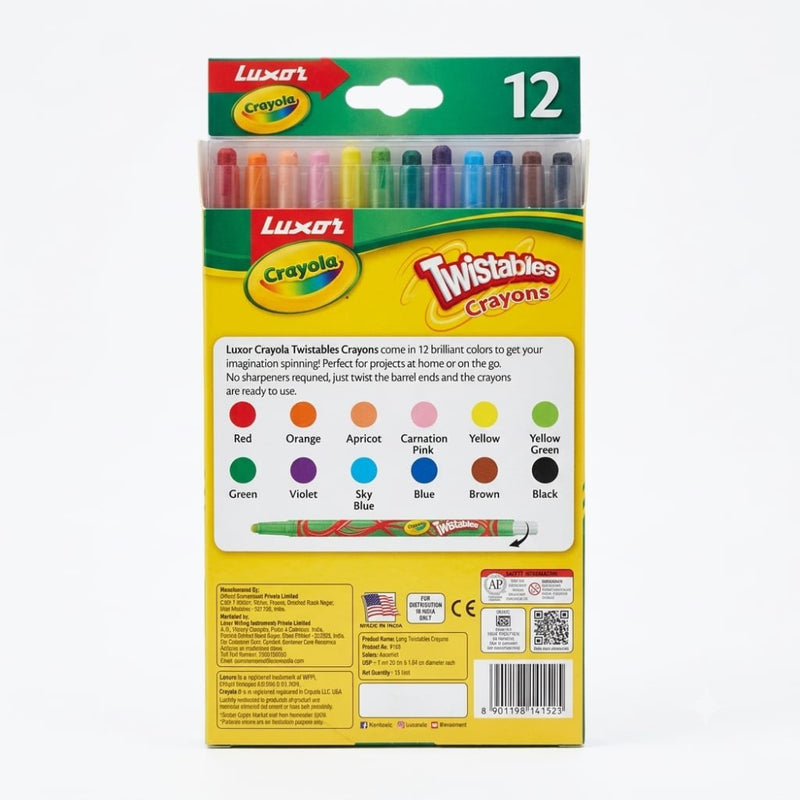 Luxor Crayola Twistable Crayons (12 pcs)