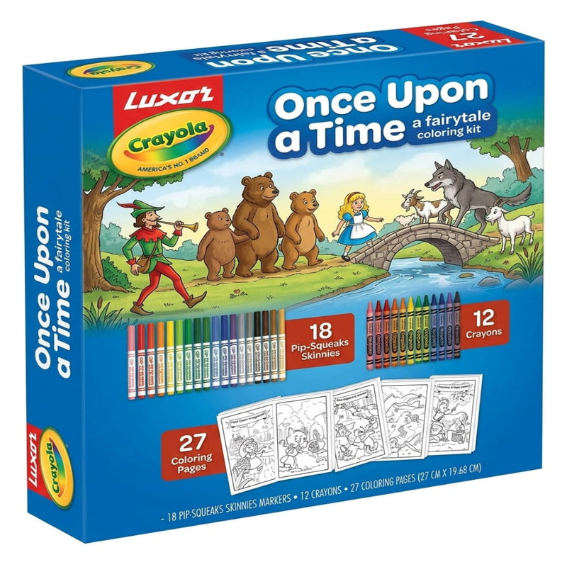 Luxor Crayola Once Upon a Time Fairytale Coloring Kit