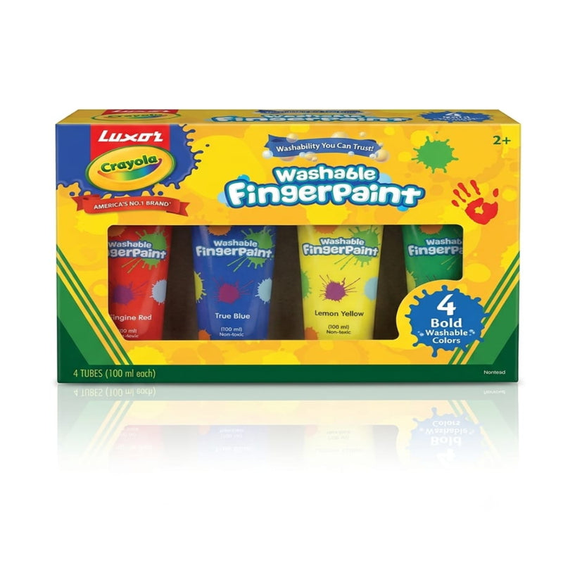Luxor Crayola Washable FingerPaint Set