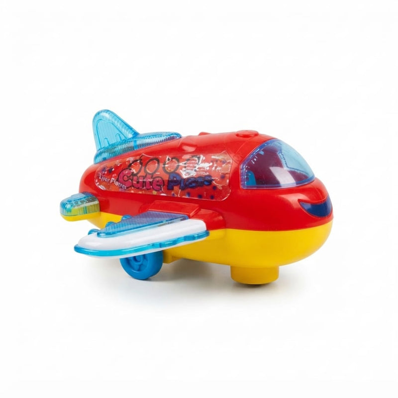 KV Toys Interactive Light-Up Toy Airplane -Multicolor