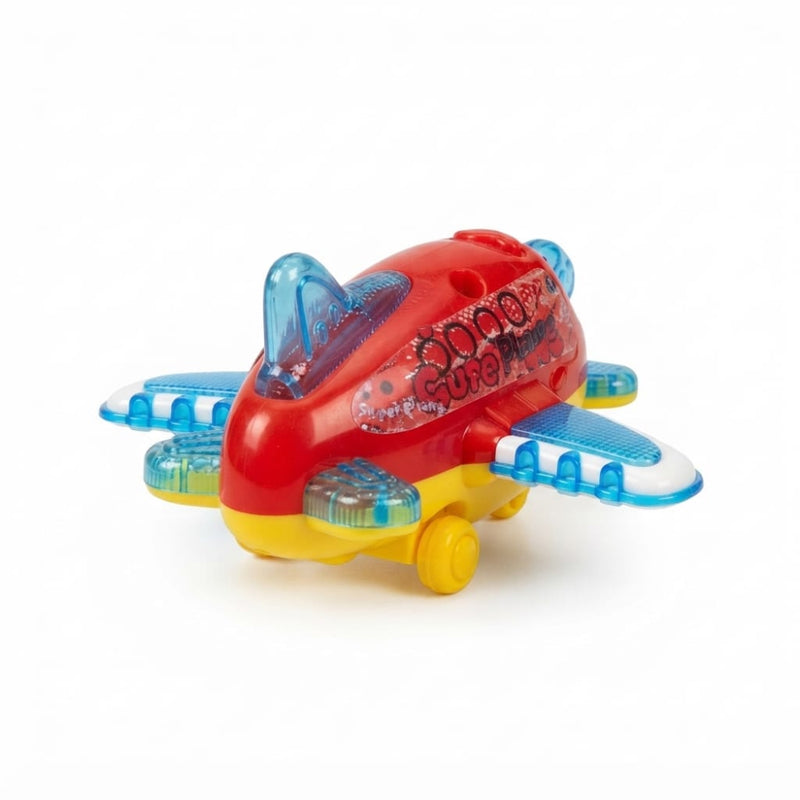 KV Toys Interactive Light-Up Toy Airplane -Multicolor
