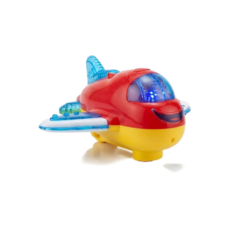 KV Toys Interactive Light-Up Toy Airplane -Multicolor