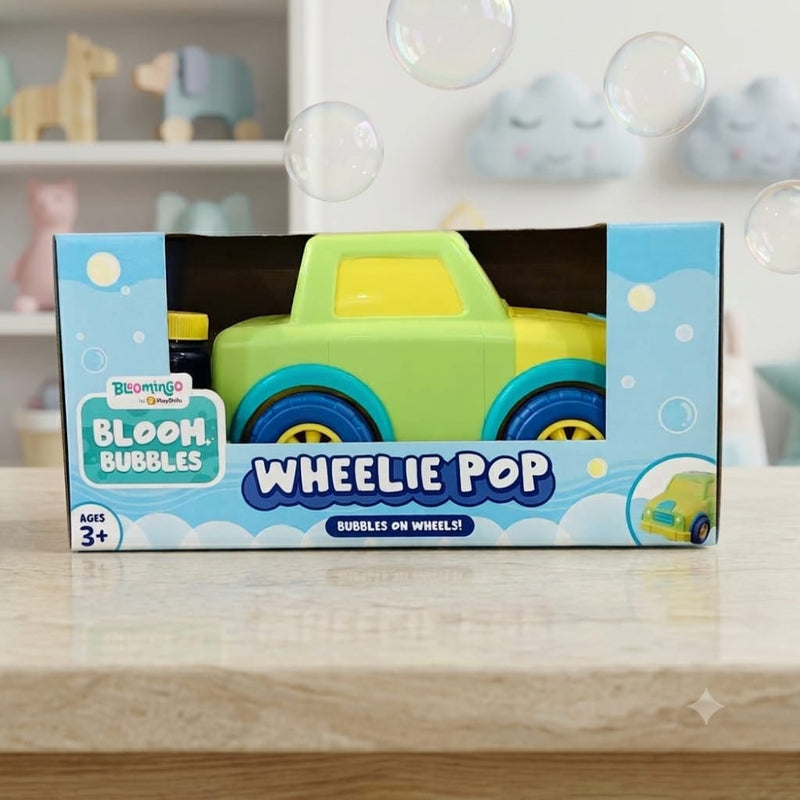 Bloomingo Wheelie Pop Bubbles On Wheels! Bloom Bubbles