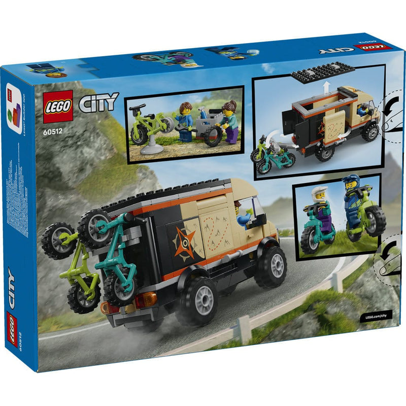 Lego 60512 City Mountain Bike Adventure Van (260 Pieces)
