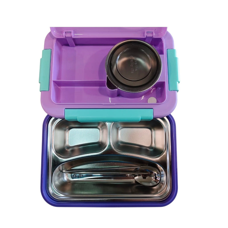 VHV Multi Compartments Stainless Steel Lunch Box (800ml+150ml)