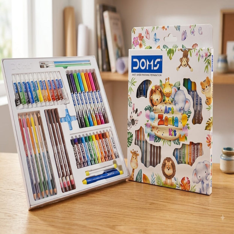 Doms Art Zania Kit Colouring & Painting Set