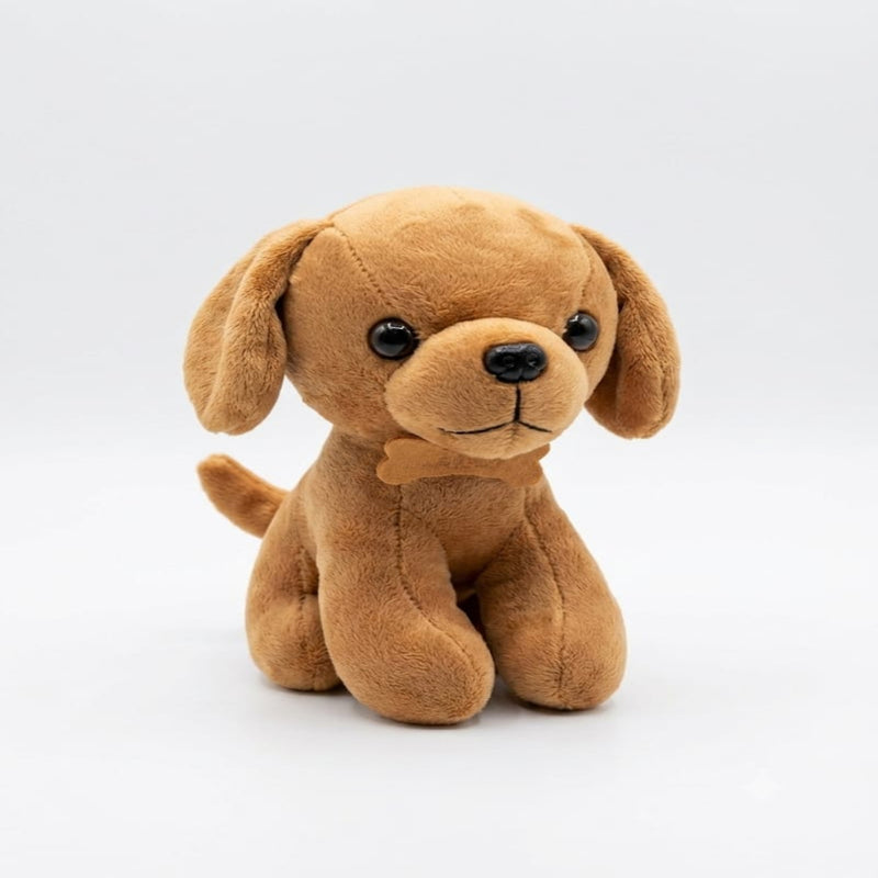 Webby Plush Dog Toy 20cm-Brown