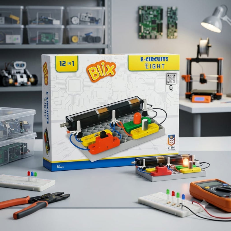 Blix 12 In 1 E-Circuits Lights (15+Pieces)