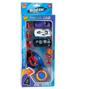 KV Toys Rapid Launcher High Speed Car Set-4 Pcs -Multi Color