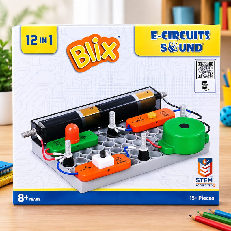 Blix 12 In 1 E-Circuits Sound (15+ Pieces)