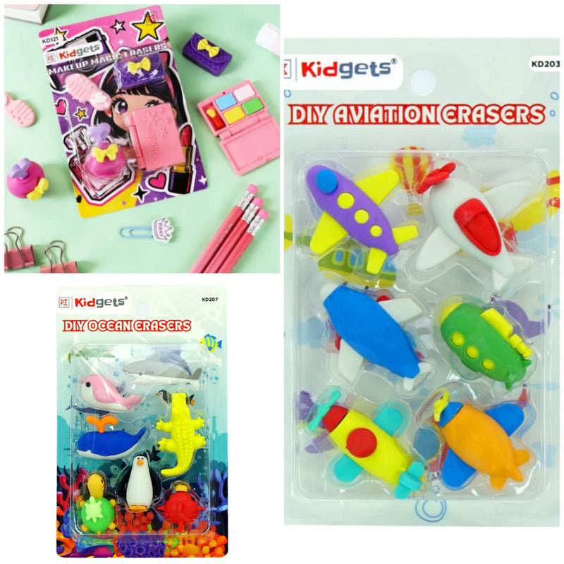 Kidgets Eraser Set of 3