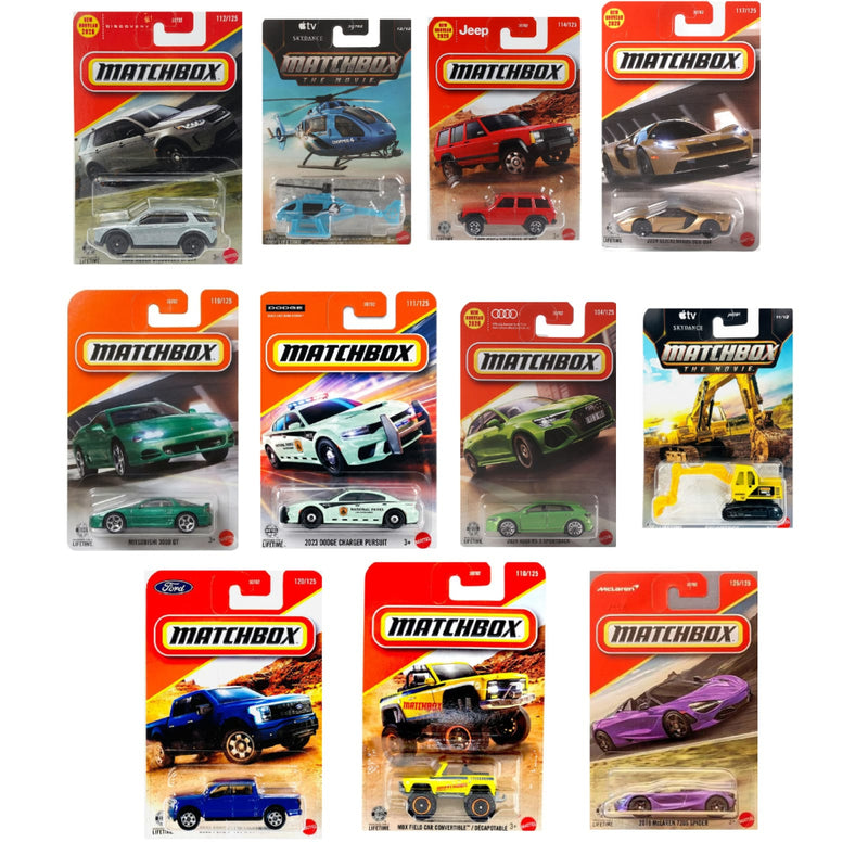 Matchbox 2026 Set of 11 Car Set (11.1)