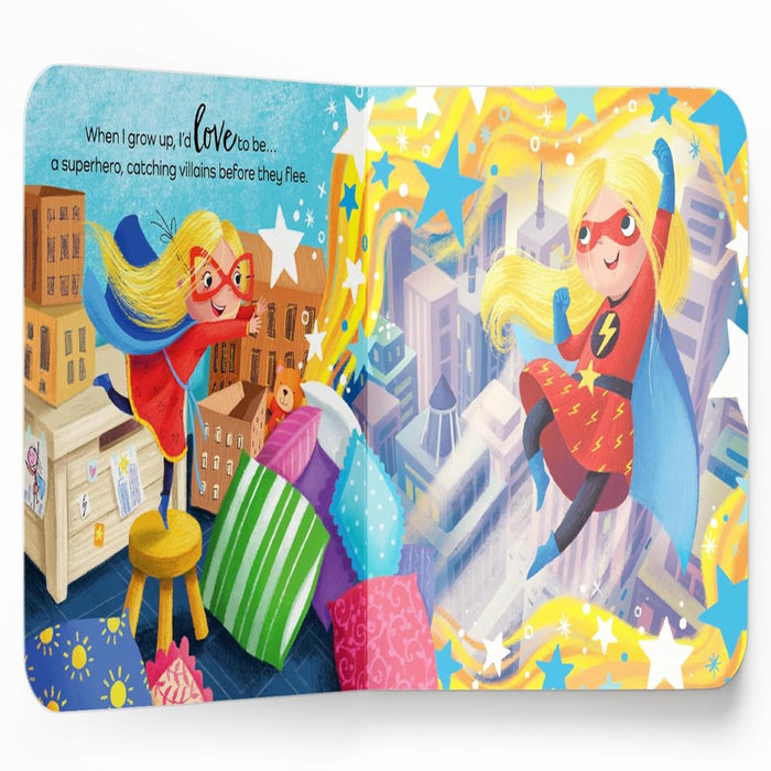 When I Grow Up, I'D Love To Be-Board Book-WH-Toycra