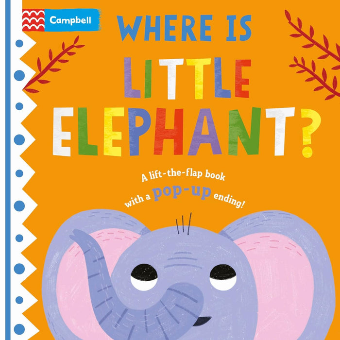 Where Is Little Elephant?-Board Book-Pan-Toycra