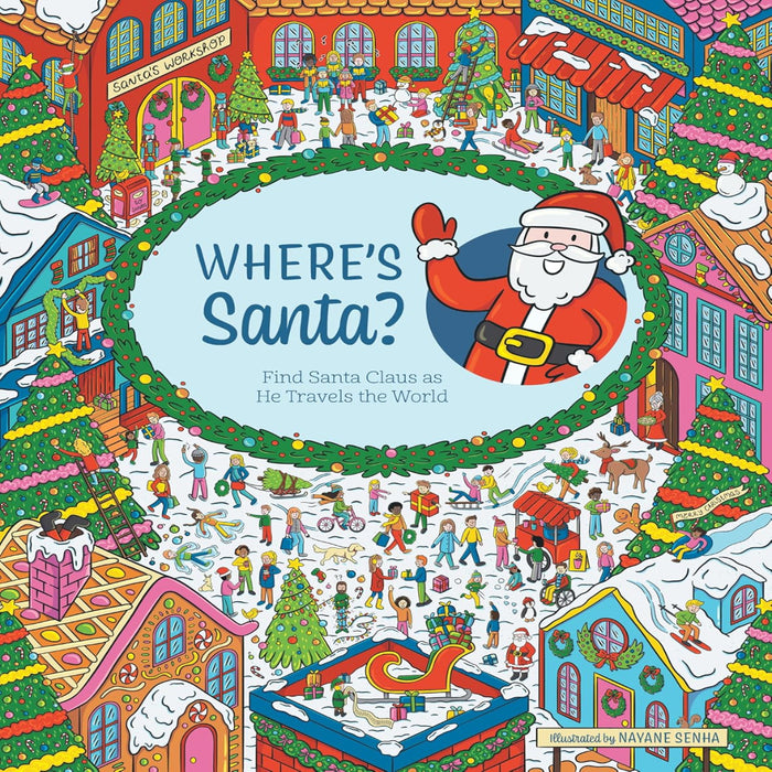 Where's Santa?-Board Book-Hc-Toycra