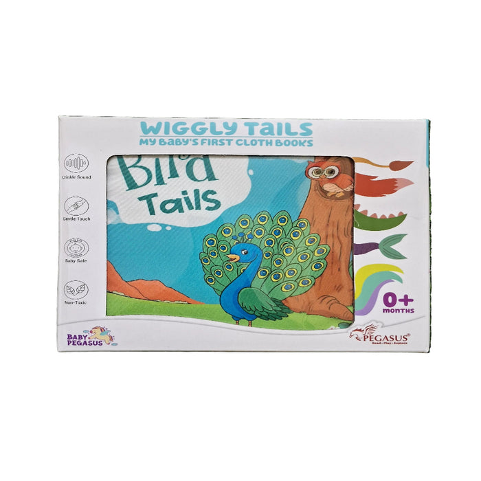 Wiggly Tails My Baby's First Cloth Books-Cloth Book-Pegasus-Toycra