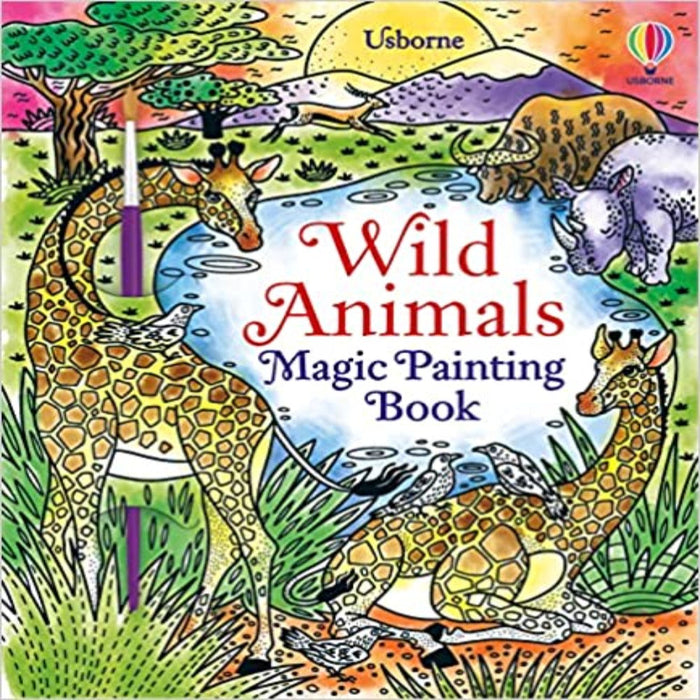 Wild Animals Magic Painting Book-Activity Books-Hc-Toycra