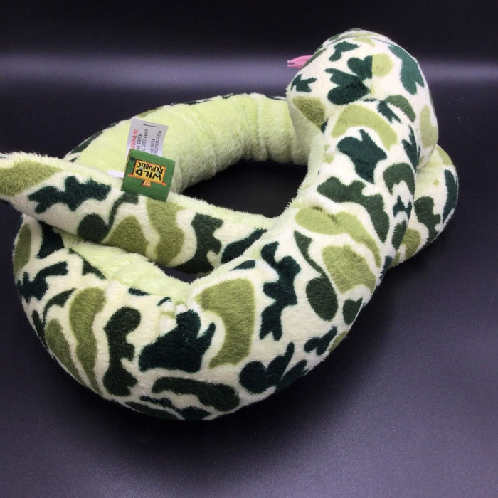 Wild Republic 54 Inches Camo Green Snake-Soft Toy-Wild Republic-Toycra