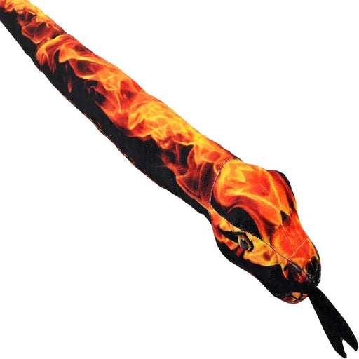 Wild Republic 54 Inches Printed Flame Snake-Soft Toy-Wild Republic-Toycra