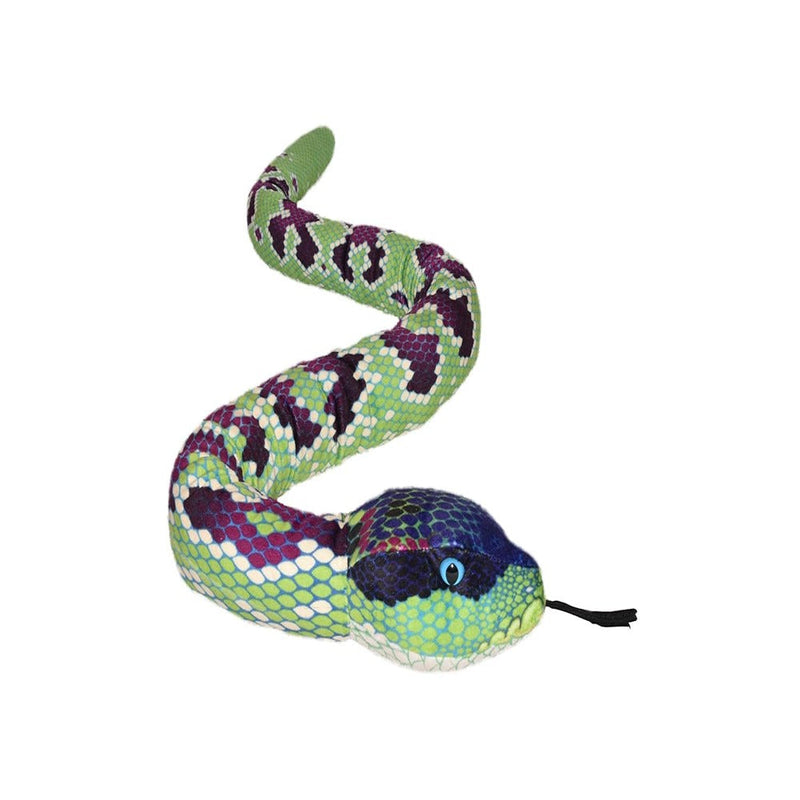 Wild Republic 54 Inches Snake Green & Purple