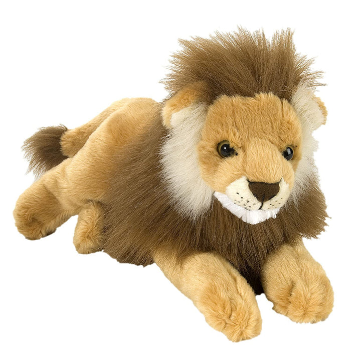 Wild Republic Adult Cuddlekins laying Lion 12 inch Plush-Soft Toy-Wild Republic-Toycra