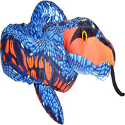 Wild Republic Blue Orange Plush Snake 54 Inches