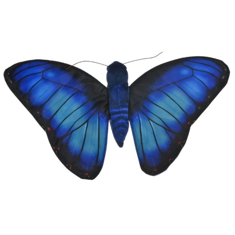 Wild Republic Butterfly Blue Morpho 17cm Soft Toy