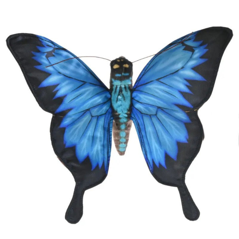 Wild Republic Butterfly Ulysses, 7 Inches, Plush Toy
