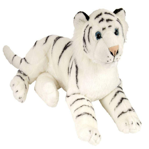 Wild Republic CK Laying White Tiger 12 Inch-Soft Toy-Wild Republic-Toycra