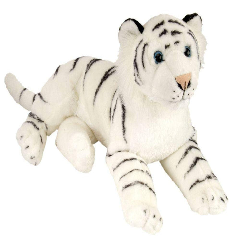 Wild Republic CK Laying White Tiger 16 Inch