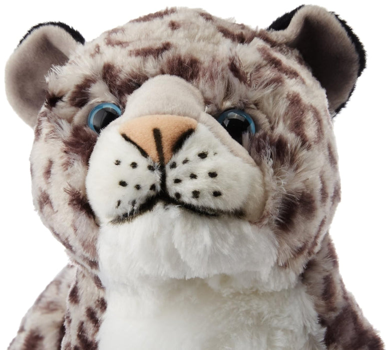 Wild Republic Ck Laying Snow Leopard, Gray (16-Inch)-Soft Toy-Wild Republic-Toycra