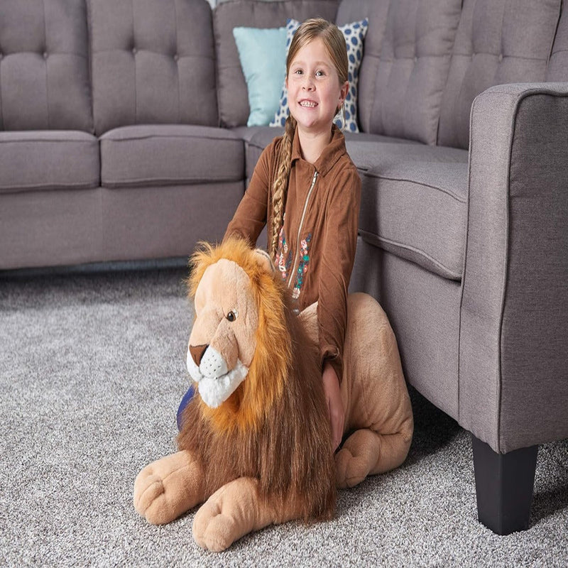 Wild Republic Cuddlekin Jumbo Lion - 30 Inch
