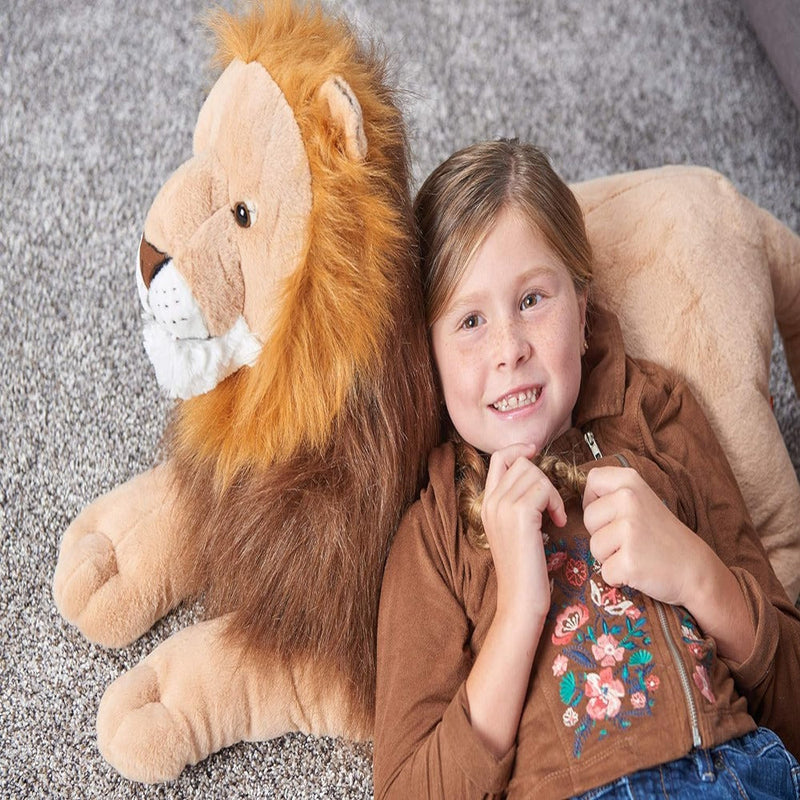 Wild Republic Cuddlekin Jumbo Lion - 30 Inch